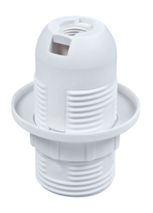 Grlo za luster E14 / Bezvijčano za navoj - M10x1 / Belo