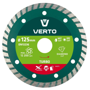 Verto -Dijamantski disk fi-125 turbo premium