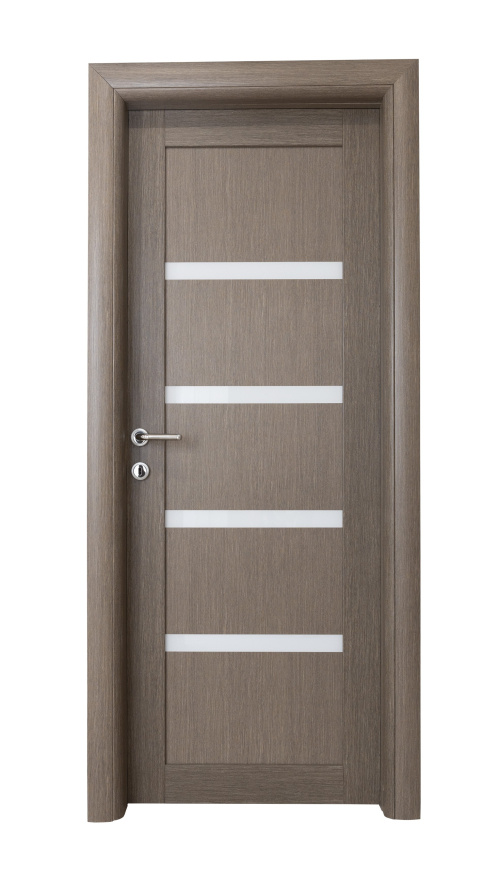 Sobna vrata PREMIUM Tamni hrast sa belim staklicima