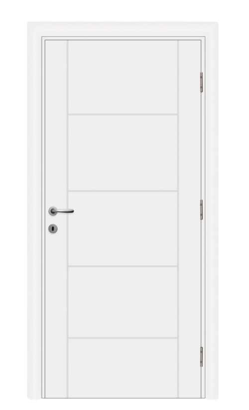 Farbana vrata Bela M3