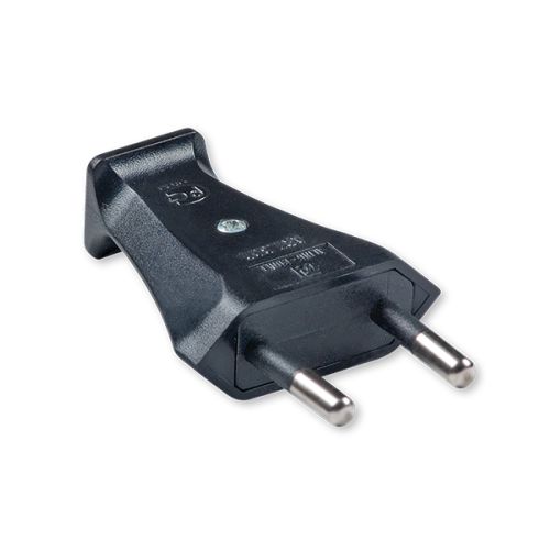 Aling - Dvopolni utikač EURO - 302.13 / Crni