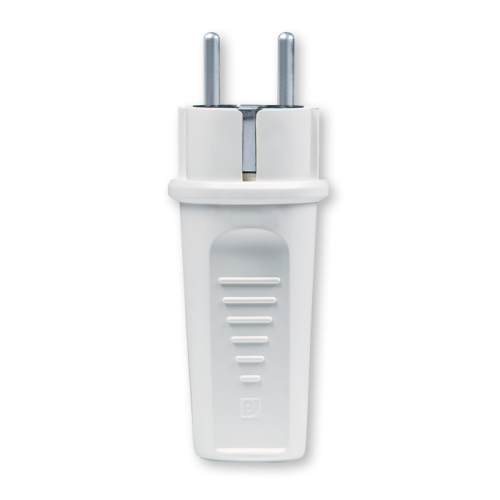 Aling - Dvopolni utikač masivni - CONEL sa kontaktom za uzemljenje - 16A /  PVC - 304