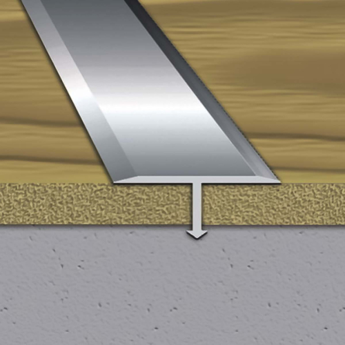 Aluminijumski profil (lajsna) - 4336 / 2.7 / Srebrna