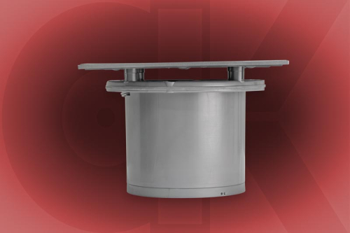 Ventilator 8480 MM-P 100/105 0.7 sa poklopcem - Metal / Kvadratni