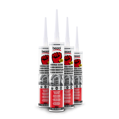 Silikon acetat univerzal - 280ml / Sivi