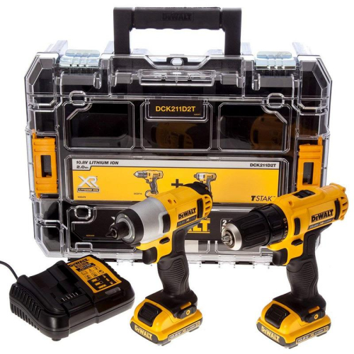 DeWalt - Set aku alata - Bušilica odvijač / Udarni odvijač - 10.8V LI-ION 2.0Ah
