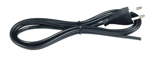 Kabel priključni sa prekidačem H03VV H2-F - 2x0.75L=2m / Crni