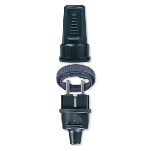 Aling - Set pribor za produžni kabel - 306.0 / Sa crnim prstenom