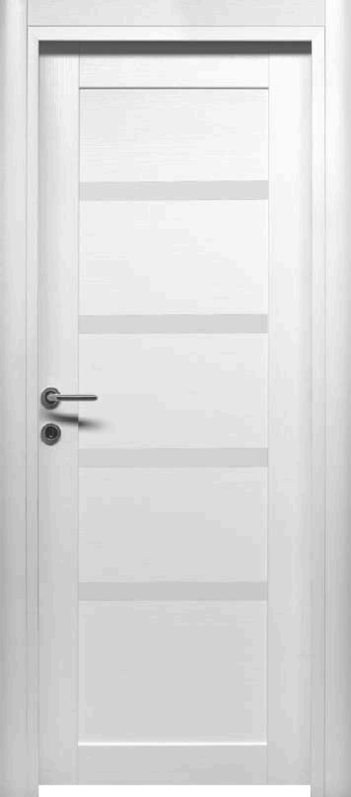 Sobna vrata v15sb Bela sa belim staklićima