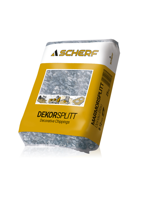 Scherf - Drobljeni mermer 8-12mm - 25kg / Dunav-plavi