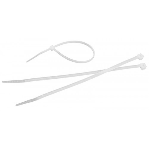 Tolsen - Plastične vezice - 7.6x300mm / Bele