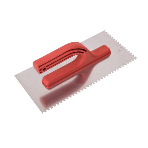 Gleterica Inox nazubljena - 4x4mm / PVC ručka