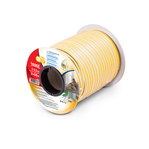 Samolepljiva dihtung traka - 2x50m / D bela