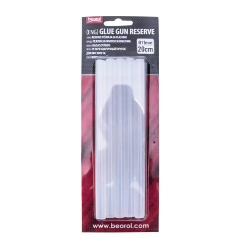 Rezerve pištolja za plastiku - 11mmx20cm / Transparent