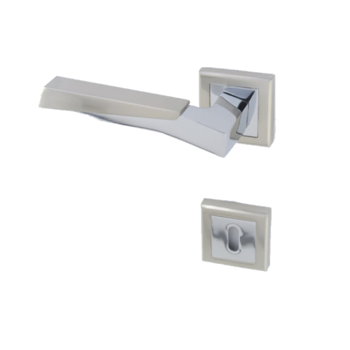 Kvaka Rozeta QUADRA / Hrom mat