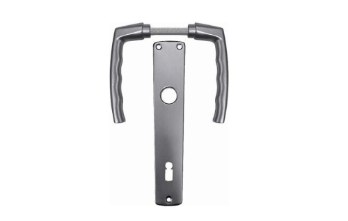 Kvaka Štit ALU REAL kljuc Siva