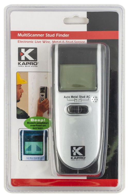 Kapro - Detektor struje - kablova pod naponom, metala, drveta - Multiscanner K389