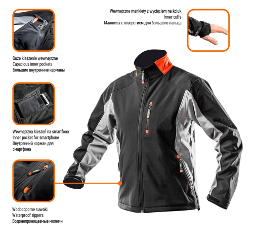 NEO - Jakna Softshell vodootporna/vetronepropusna