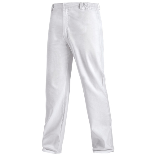 HACCP Pantalone muške sa rajsferšlusom i učkurom / Bele