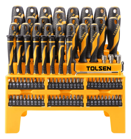 Tolsen - 100-delni set odvijača