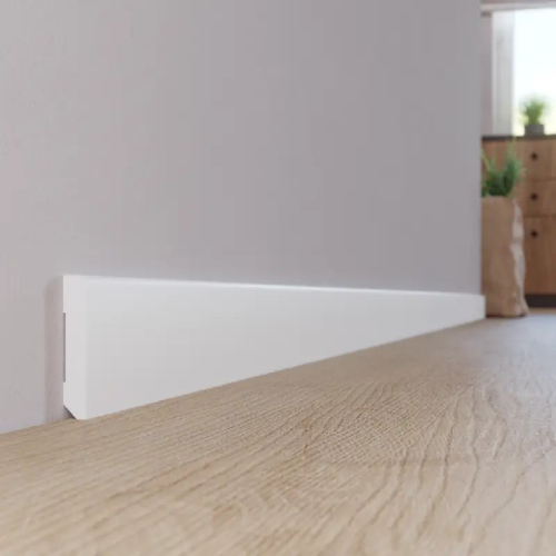 STIQ tvrda podna lajsna S611 6cm bela 2,2m