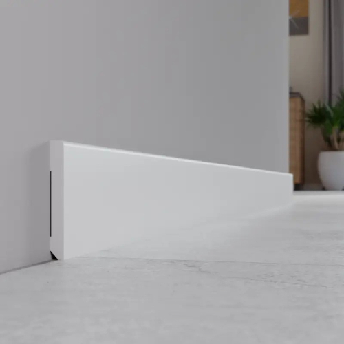 STIQ tvrda podna lajsna S810 8cm bela 2,2m