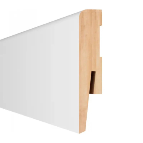 MDF lajsna PAINT IT 2,42m BELA 8cm