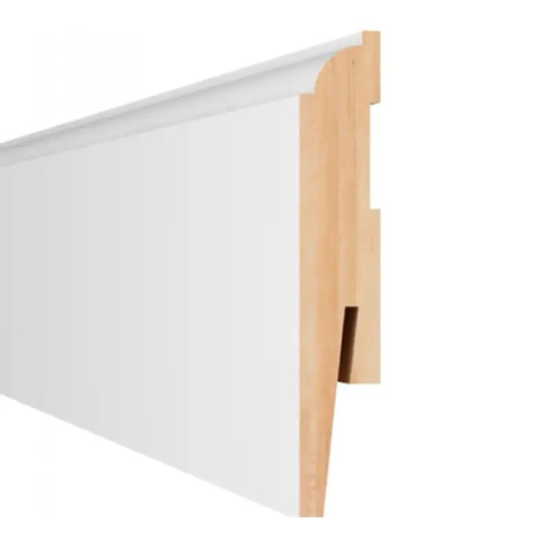 MDF lajsna PAINT IT 2,42m BELA 9cm