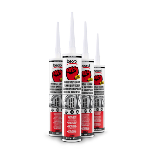 Silikon acetat univerzal - 280ml / Crni