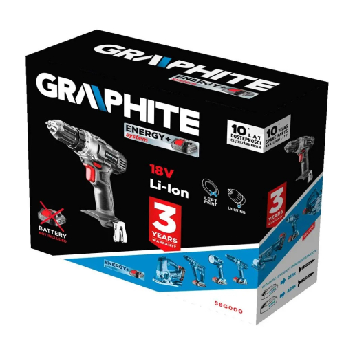 Graphite -Aku bušilica - odvijač 18V Li-Ion