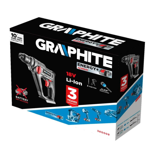 Graphite -Aku čekić bušilica SDS+