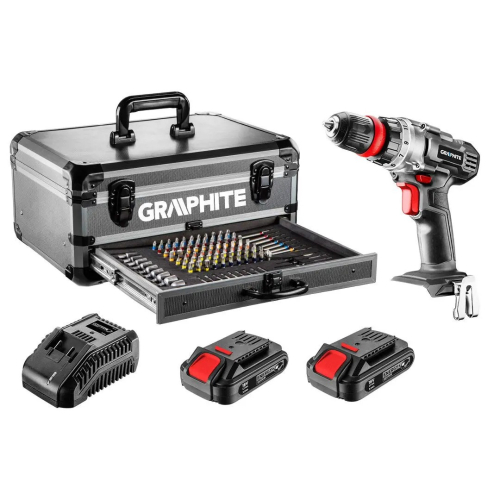 Graphite -Aku udarna buš u alu kof.109 delova MAX 15%