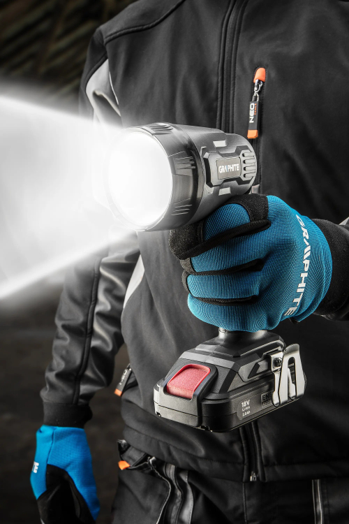 Graphite -Aku baterijska lampa