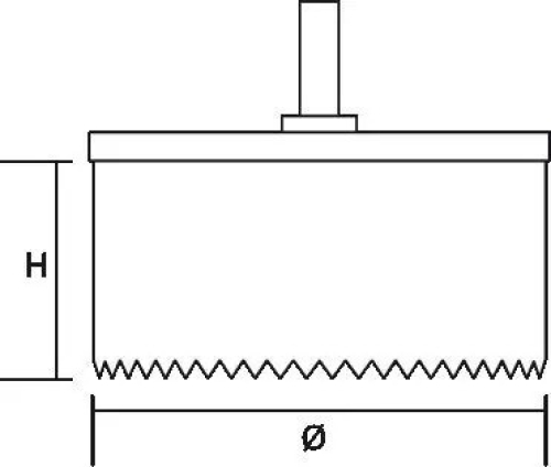 Graphite -Kružna testera za rupe